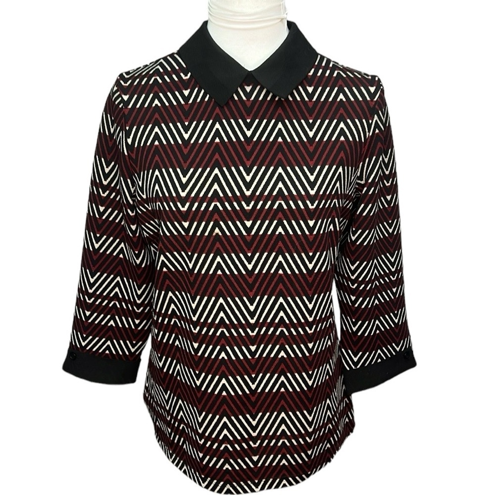 Smashed Lemon V Design Blouse